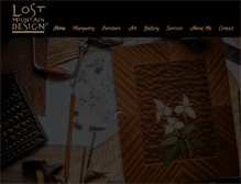 Tablet Screenshot of lostmountaindesign.com